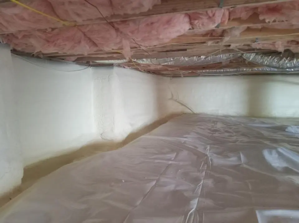 Crawl space encapsulation with closed-cell spray foam for Roof Maintenance in Placentia